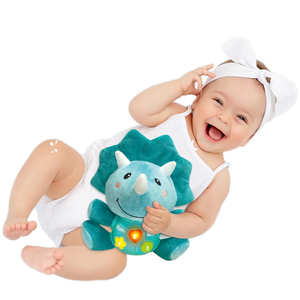 Éléphant en <span class=keywords><strong>peluche</strong></span> mignon jouet musical pour nouveau-nés garçons et filles animal en <span class=keywords><strong>peluche</strong></span> en plastique avec jouets légers pour bébé - Product Image 3