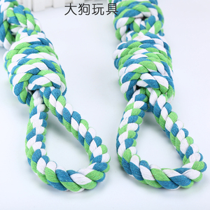 Kangdarpet venta al por mayor nuevo estilo de gran tamaño hecho a mano cuerda de algodón mascota perro masticar juguetes para perros grandes - Product Image 6