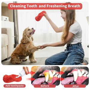 Jouets en caoutchouc Durable <span class=keywords><strong>pour</strong></span> <span class=keywords><strong>chien</strong></span>, accessoires à mâcher interactif, entraînement q, résistance aux morsures, <span class=keywords><strong>pour</strong></span> animaux de compagnie - Product Image 5