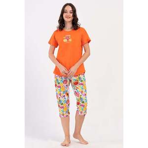 Combinaison de nuit ovale à manches courtes et col rond pour femmes - Product Image 4