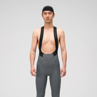 Pantalon de cyclisme long thermique pour homme en nylon respirant et éco-responsable avec coussinet double flèche, idéal automne-hiver