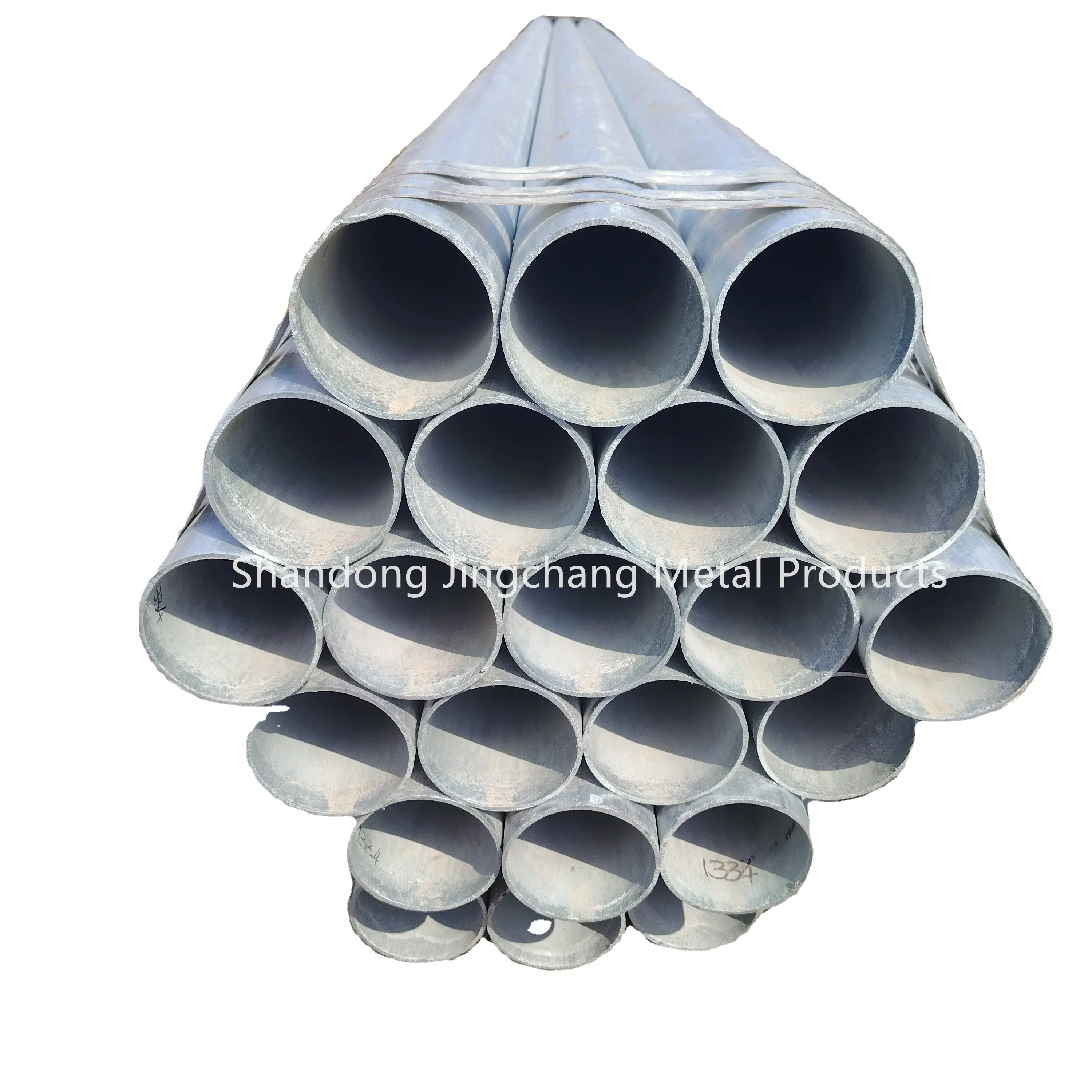 ASTM A106 A36 A53 Erw tubo tondo in acciaio zincato Sch40 Sch80 tubo in acciaio zincato quadrato Pre rivestito di zinco
