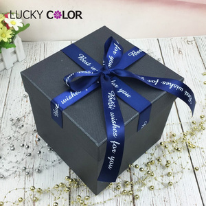 2023 Guangzhou Wholesale Reasonable Price Square Flower Bouquet Paper Gift Packaging Big Box