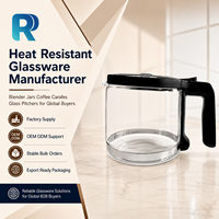 Cafetière professionnelle pour usage industriel intensif dans la restauration commerciale, pot en verre de 1,8 L, fabricant d'ustensiles de cuisine