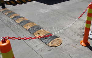 Fábrica de China: Rollo de cadena de seguridad de plástico Barrera de advertencia amarilla/negra, 6mm/8mm x 25m-para construcción, eventos, estacionamientos - Product Image 4