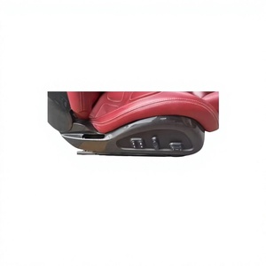 Asientos de Coche de Fibra de Carbono Ligeros con Rieles, Asientos de Cuero Rojo Totalmente Automáticos y Eléctricos, Aptos para Ferrari 599 GTB - Product Image 6