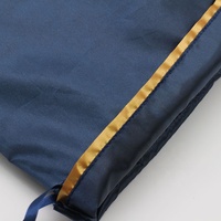 Sac à cordon en satin avec logo personnalisé, fond carré, nouveau cadeau, emballage pour bijoux, cosmétiques, textiles, couleur personnalisée, vente chaude