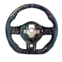 Volant en fibre de carbone forgé violet pour Volkswagen MK6 GTI Golf 6 GTD R 2009-2013 Polo GTI Passat Volant sport