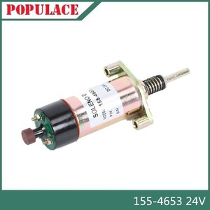 โซลินอยด์วาล์ว 24E2U1B1S1A 12V 24V สำหรับเครื่องกำเนิดไฟฟ้าดีเซล ตัวตัดน้ำมันเชื้อเพลิง โซลินอยด์ 2000-4585 - Product Image 2