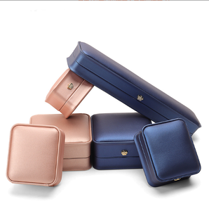 Wholesale Custom Logo Velvet Jewelry Gift <b>Box</b> for Storage of <b>Rings</b> Earrings Bracelets Necklaces with Personalized Logo - Product Image 6