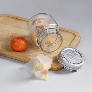 16oz 32oz 500ml 1000ml Transparent Empty Glass Mason Jars With Lids For Food Storage