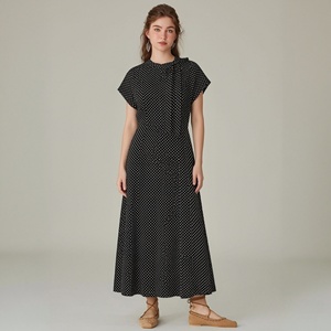 Robes sans manches noires mi-longues décontractées pour femmes, conçues par des fabricants <span class=keywords><strong>de</strong></span> vêtements - Product Image 2