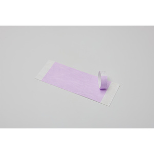 [AnyWristband] Bracelets d'accès en gros abordables pour la vérification d'accès, bracelets TYVEK de couleur unie de 25 mm (1 pouce) avec texte personnalisé - Product Image 2