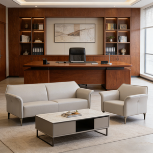 ชุดโซฟาหนังโซฟาแบบแยกส่วน, โซฟาหนังแบบแยกส่วนหรูหราเฟอร์นิเจอร์โซฟาปรับเอนได้ - Product Image 2