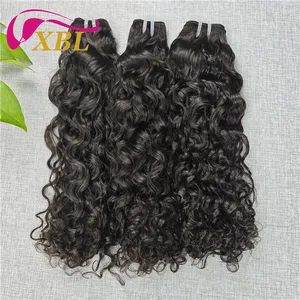 XBL natural black free sample virgin hair bundles original brazilian human hair bundle 20 inch cuticle aligned virgin human hair