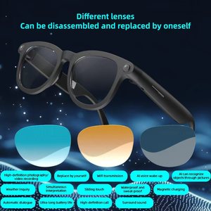 720P <span class=keywords><strong>Video</strong></span> Cámara oculta Gafas WiFi Grabación discreta Smart AI Traducción Gafas - Product Image 2