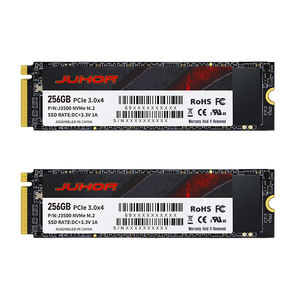 JUHOR M.2 NVMe <span class=keywords><strong>3</strong></span>.0 256GB固态硬盘超紧凑型金属外壳新内部存储，用于编码笔记本电脑和4k编辑台式机 - Product Image 2