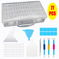 32 64 fentes diamant peinture conteneur de stockage 5D diamant accessoires broderie boîte outils Kit pour perles
