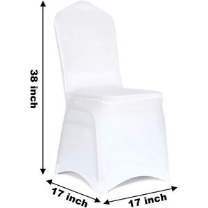 150pcs White Stretch Events Party Banquet Wedding Spandex <strong>Chair</strong> <strong>Covers</strong> for Events - Product Image 2
