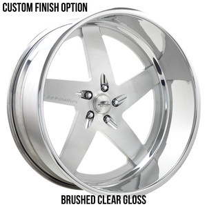 Llantas de Camioneta LZT-315 Nuevas Forjadas en Cromo SLG77 <span class=keywords><strong>BANDIT</strong></span> 6x5.5 para GMC Sierra <span class=keywords><strong>1500</strong></span> 2500 3500 - Product Image 3