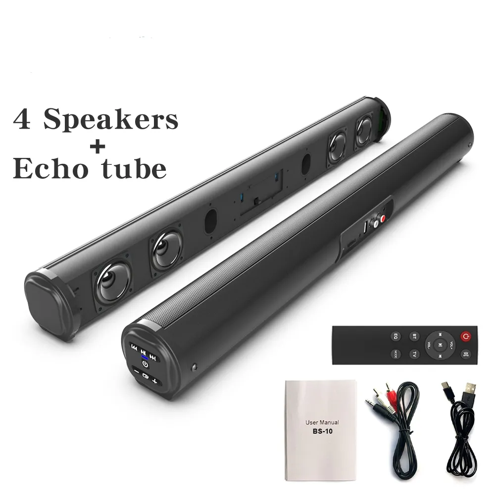 High quality home theater tv wireless sound bar speaker hifi stereo soundbar with subwoofer wireless