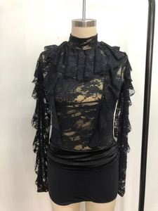 Body da Danza per <span class=keywords><strong>Bambina</strong></span> Personalizzato Bianco e Nero con Gonnellino e Mutandine in Nylon/Spandex Opaco, Abbigliamento da Allenamento per <span class=keywords><strong>Ballerine</strong></span> - Product Image 2