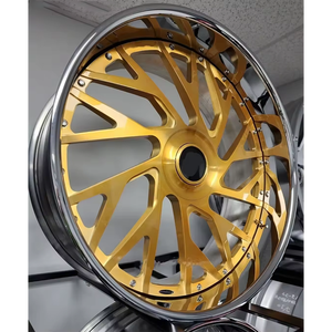 Vendita calda della fabbrica ruote forgiate ruote cromate cerchi concavi 22 24 26 28 ruote forgiate cerchi concavi cromati lucido ruote - Product Image 4