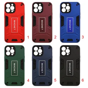 2023 New Case PC + TPU Mobile Phone Case for iPhone 2in1 Hard Cover Shockproof Case for MI, Huawei and Different Mobile Phones