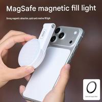 Nouvelle lampe magnétique pour selfie de téléphone portable, pliable, température de couleur réglable, lumière d'appoint pour diffusion en direct et prise de vue, lampe portable