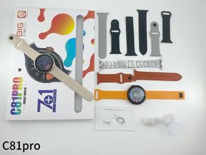 ساعة ذكية C81 PRO مع شاشة كبيرة مقاومة للماء IP65 مع موسيقى مدمجة واتصال بلوتوث و7 أحزمة متعددة للرياضة - Product Image 2