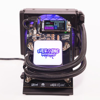 Nouveau chanceux mineur nerdminer bitaxe NerdQaxe + Hydro 2.5T bitcoin mineur machine machine de production d'eau minérale 35db bruit à la maison