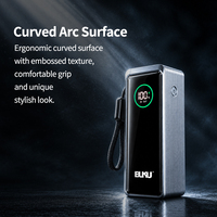 Batterie externe BUKU avec écran LCD, charge ultra-rapide 22,5W, 20000 mAh, chargeur mural portable 2 en 1, câble Type-C intégré
