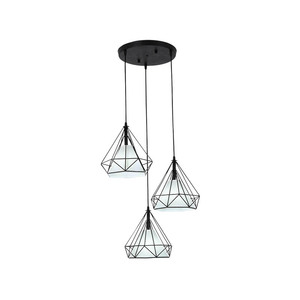 <span class=keywords><strong>Lampada</strong></span> a Sospensione LED Moderna in Oro <span class=keywords><strong>con</strong></span> Gabbia in <span class=keywords><strong>Filo</strong></span> Metallico e Paralume in Tessuto, Dimmerabile per Casa/Hotel/Sale da Pranzo/Soggiorni - Product Image 1