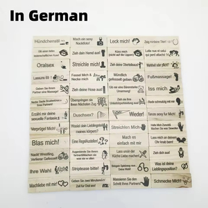 Jeu de blocs super coquins Kenlin en espagnol, français et allemand, écologique, <span class=keywords><strong>pour</strong></span> couples adultes, jeu de société, empilage, amoureux, drôle - Product Image 6