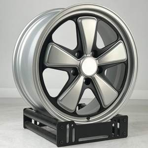 KW 4x130 5x205 cerchi 15 16 17 pollici cerchi auto in lega forgiato <span class=keywords><strong>nero</strong></span> personalizzato per coleottero tipo 1 - Product Image 4