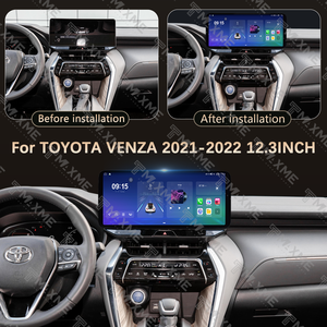 Écran central <span class=keywords><strong>Android</strong></span> grand format 12,3 pouces pour navigation automobile, compatible avec <span class=keywords><strong>TOYOTA</strong></span> VENZA 2021-2022 (sortie d'usine) - Product Image 4