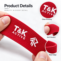 Vente en gros de boxers pour hommes personnalisés avec ceinture élastique en nylon tissé durable pour sous-vêtements, ceinture de boxer personnalisée