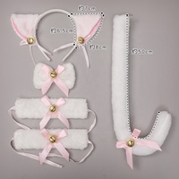 Cloche Oreilles De Chat Bandeau En Peluche Animal Cheveux Cerceau Lolita Cheveux Accessoires À La Main