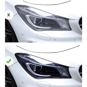 Nuova <span class=keywords><strong>maschera</strong></span> rotonda faro anteriore moto TPU pellicola tinta per fari auto - Product Image 3