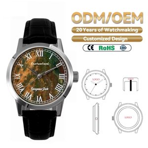One Stop Customized Service Unique Ocean Agate Dial 42MM Automatic Watches with Japanese Mechanical Movement - Product Image 1