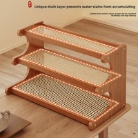 Étagère de rangement trapézoïdale pour plantes vertes, support à fleurs pour baie vitrée ou balcon, rangement multi-niveaux avec drainage
