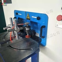 Machine à tenonner et mortaiser automatique multifonctionnelle de haute précision à double table pour le travail du bois et la menuiserie