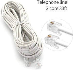 Câbles de modem téléphonique <span class=keywords><strong>ADSL</strong></span> RJ11 6P2C Câbles de communication pour <span class=keywords><strong>ADSL</strong></span> 6P2C pour appareils RJ11 6P2C - Product Image 6