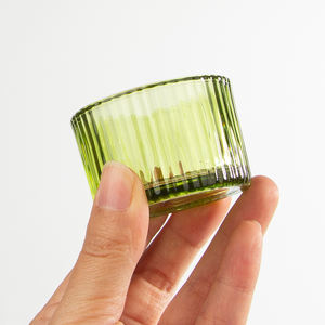 Mini pots et supports en verre coloré pour bougies, prix compétitif, achat en gros, contenants pour bougies chauffe-plat pour mariages et décoration intérieure - Product Image 4