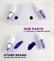 Vente en gros de sérum blanchissant pour les dents Glorysmile, dentifrice violet éclaircissant instantané 30 ml, personnalisé