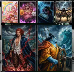 Nouvelle collection de cartes à collectionner One Piece, cartes rares format A5, personnage d'anime Nami Luffy, cartes à <span class=keywords><strong>jouer</strong></span>, jouets pour enfants - Product Image 3