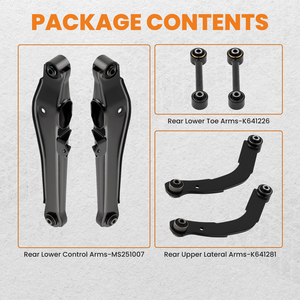 Juego de 6 Brazos de Control Traseros Superiores e Inferiores y Brazos Laterales de Convergencia para Jeep Compass Patriot Dodge <span class=keywords><strong>Caliber</strong></span> 07-17 K641226 - Product Image 5