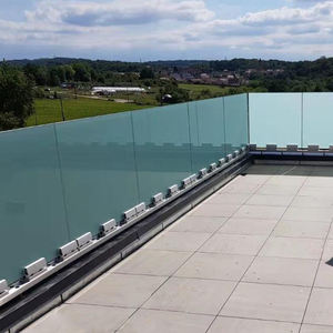 库存12 18毫米钢化玻璃围栏用铝u型通道 - Product Image 4