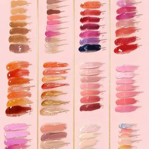 Vente en gros de gloss à lèvres brillant vegan en 141 couleurs, cosmétiques de maquillage, gloss nude brillant, marque privée - Product Image 5