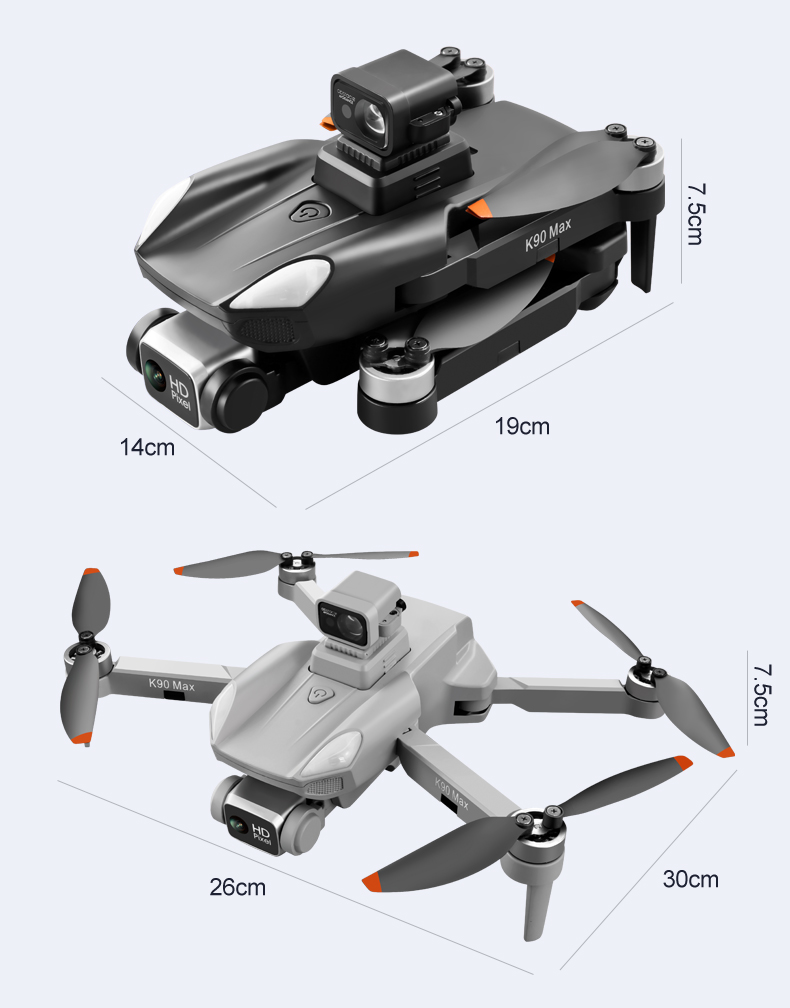 K90 Max drone Parameters Product configuration parameters 4K HD Camera Remote control frequency /